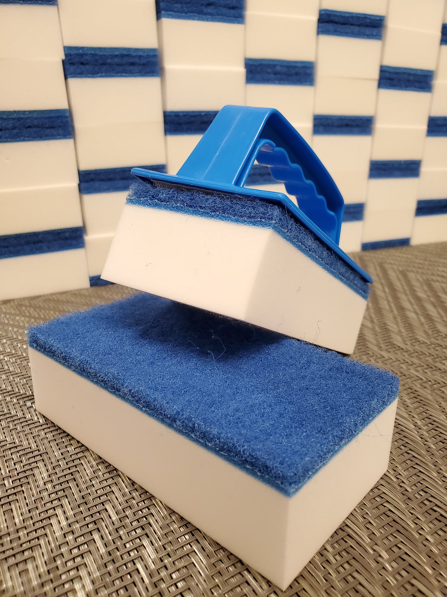 10 Pack XXL High Density Wipe Out Eraser Plus 2 Free Handles